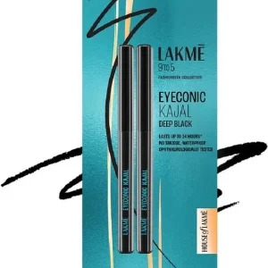 Lakmé 9 to 5 Kajal Twin Pack, lasts upto 24hrs,