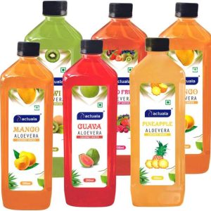 AACTUALA Aloe Vera Coconut Water Fruit Juice Combo, Alo...