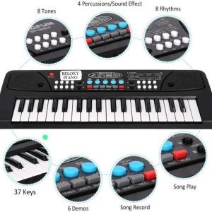 FRONY Musical Sound Toys 37Key (Piano Keyboard) with Re...