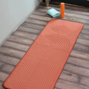 Saral Home SOS-1942-60x170-RUST Black 0.4 mm Yoga Mat