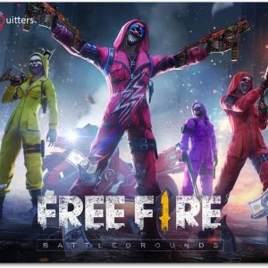 Kandarigifts BigSize FreeFire Gaming Non-Slip Rubber Ba...