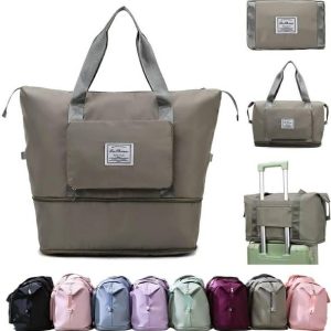 KEETLY Foldable Duffle Bag for Travelling Waterproof an...