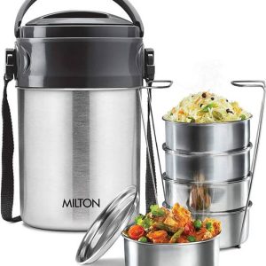 MILTON Steel On double-walled insulated 5 Containers Lu...