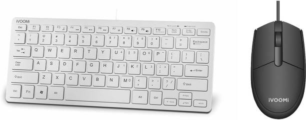 iVoomi Venom Wired Mini Keyboard + Pride Wired Mouse Co...