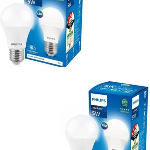 PHILIPS 5 W Basic Round E27 LED Bulb