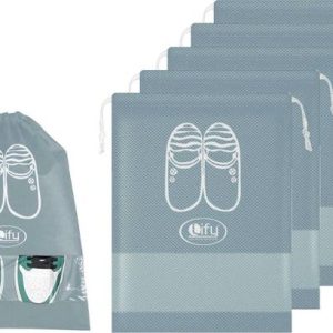 Lify Shoe Carry Pouch- Light Grey Color