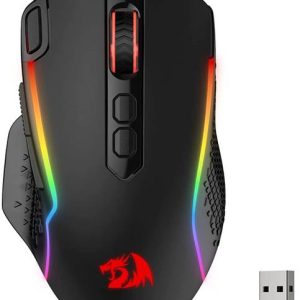 Redragon M810 RGB Pro Wireless Ambidextrous Optical Ga...
