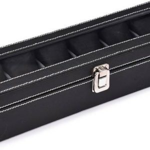 STORESHINE Men's and Women's Watch Box Holder Organizer Case in Bl...