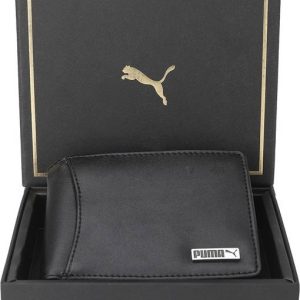 PUMA Men & Women Casual Black Artificial Leather Wallet - Re...