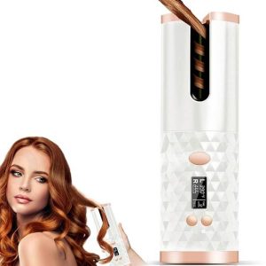 ASHFI Cordless Automatic Hair Curler Portable Electric ...