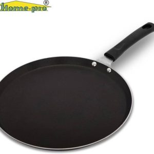 Home-pro Non-Stick Dosa Tawa with Sturdy Riveted and Vi...