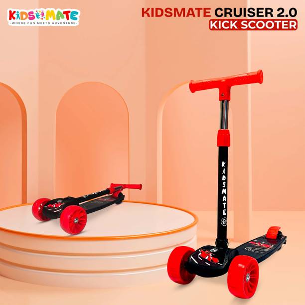 Kidsmate Cruiser 2.0 Foldable 3-Wheel Kick Scooter for ...