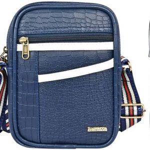 Pramadda Pure Luxury Blue Men Sling Bag Trendy Leather Mobile Sling Bag For ...