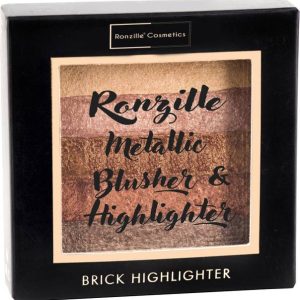 RONZILLE Baked Blusher & Highlighter, Face Makeup -01