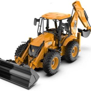 Kidzoy Plastic 2 In 1 Bulldozer And Excavator Construct...