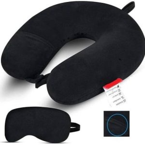 tyagicollection U Shape Neck Pillow travelling headrest, with Eye mask ...
