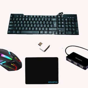 RSG PRODOT 5 IN 1 COMBO WITH KEYBOARD,RGB MOUSE,V8 OTG,...