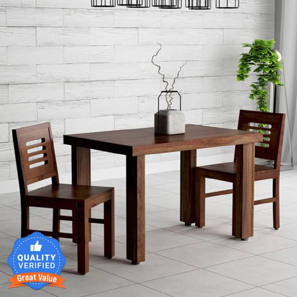 Allie Wood Rosewood (Sheesham) Solid Wood 2 Seater Dini...