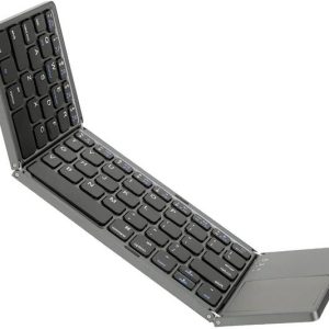 VOOCME Tri-Folding Portable Wireless mini Keyboard with...