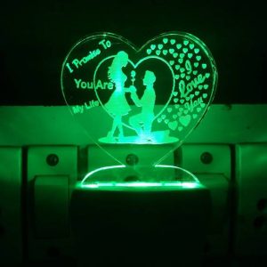 UKANI 3D Illusion LED Light Night Lights for 7 Colors L...