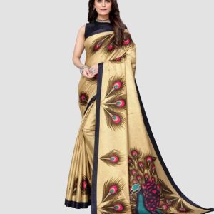 YASHIKA Woven Kalamkari Art Silk Saree