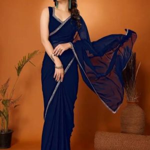 ISHA TRADE Embellished Daily Wear Georgette Saree