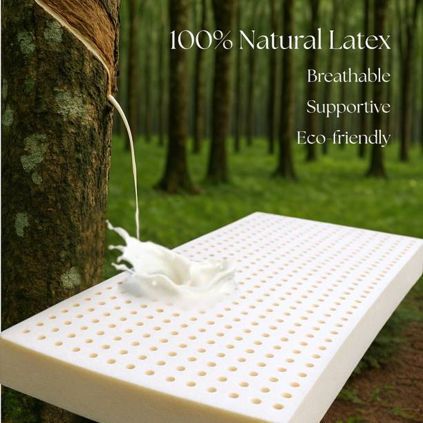 DozeIQ Natural Latex Orthopedic Reversible Mattress Bac...
