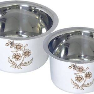 bartan hub Stainless steel Patila/Bhagona set (1000 ML ...