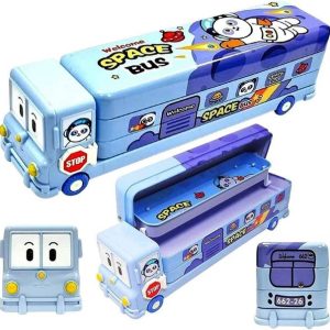Mira Farmcraft Bus Pencil Geometry Box Stationery Movin...