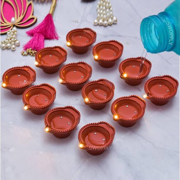 HAPANI Water Sensor Eco-Friendly Led Diyas Candle E-Diy...