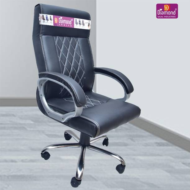 Diamond Super Leather High S2 Leatherette Office Adjust...
