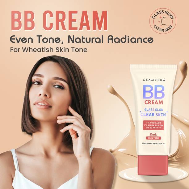GLAMVEDA BB Cream| Instant Spot Coverage with SPF 50+++...