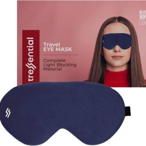 Tressential Super Soft Travel Sleep Eye Mask or Blindfold with Adju...