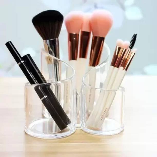 daesgesage 3 Compartments Acrylic Cosmetic Storage Orga...
