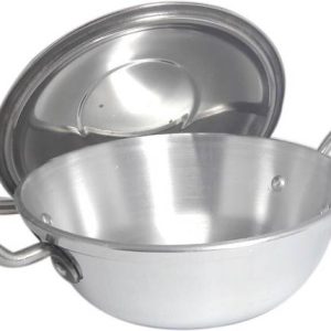 bartan kadhai with lid (3500ml) Kadhai 26 cm diameter w...