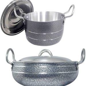 bartan hub Handi with Lid and Pot with Lid ( Handi 2500...