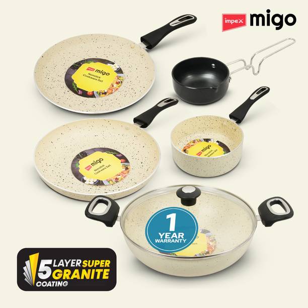 IMPEX 6 Pcs Nonstick Granite FKTM 6 Festival Gift Set I...