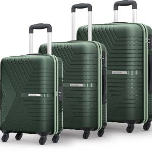 Safari Hard Body Set of 3 Luggage 4 Wheels - Magnum Zeno 3P se...