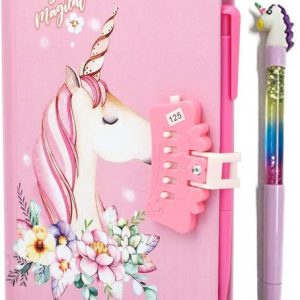rashi Secret Personal Lock Dairy with 3D Gel Pen (RANDO...