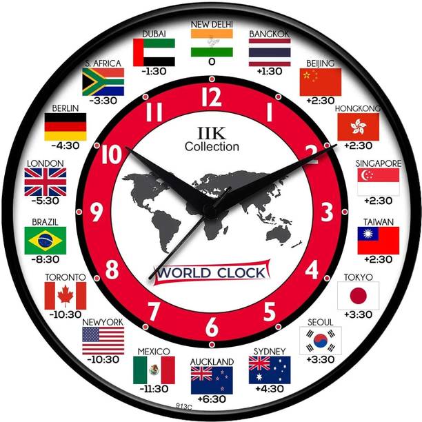 IIK Collection Analog 28 cm X 28 cm Wall Clock