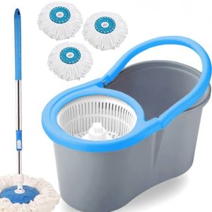 V-MOP Classic Magic Dry Bucket Mop - 360 Degree Self Sp...