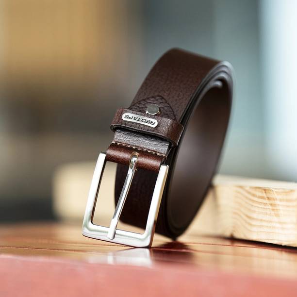 RED TAPE Men Formal, Casual Brown Genuine Leather Belt