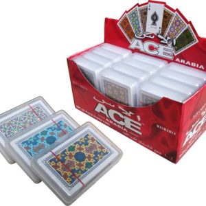The Ace Card company Pack of 3 Pure Plastic Playing Car...