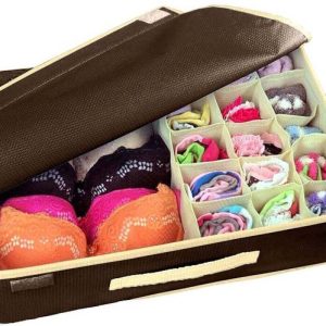 Mteaser Non-Woven Foldable Innerwear Lingerie Storage O...