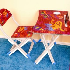 KINGOFTOYS KUKU TABLE CHAIR Solid Wood Desk Chair