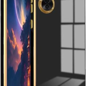AmericHome Back Cover for Oppo f25 pro Chrome Flexible