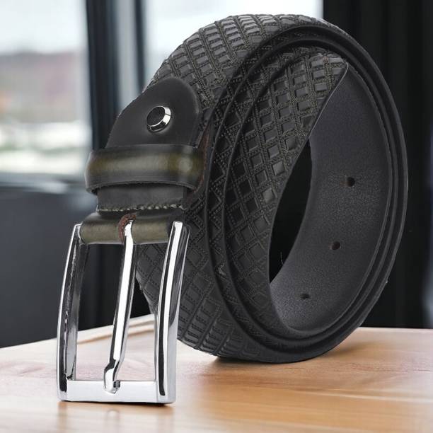Roadster Men Casual Green Genuine Leather Belt