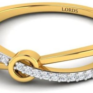 LORDS JEWELS Piccadilly 14kt Diamond Yellow Gold ring