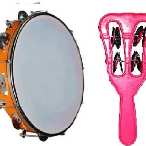 SK Musical 30 cm With Head Tambourine