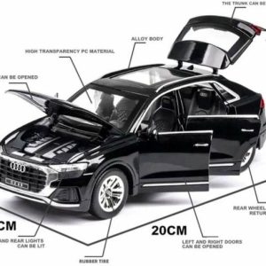 Veryke 1:32 Audi Q8 Metal die cast Car Toy Light & Soun...